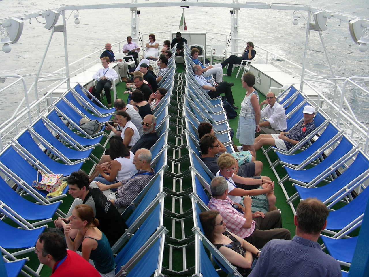 A pleasant daily cruise in the Gulf of Naples