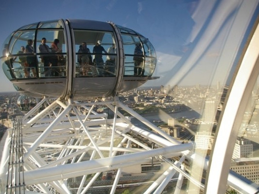 and London Eye capsule...